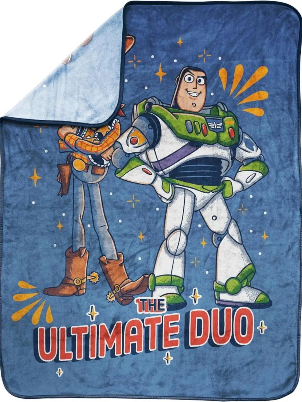 Cozy Plush Throw Blanket for Kids - Soft Fleece Toy Story Décor, 40x50, Blue